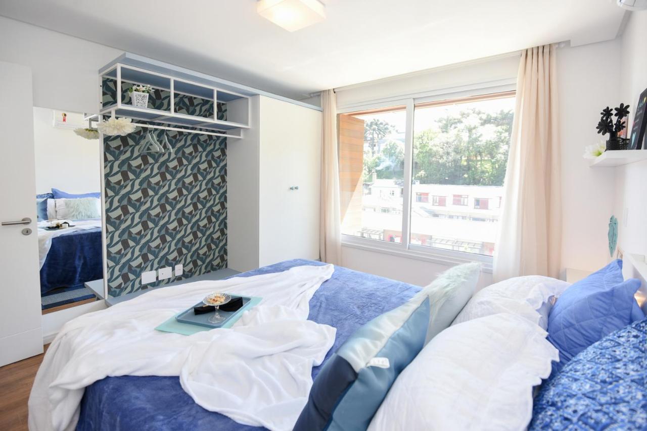 Rosa Edificio Victoria Apartment Gramado Luaran gambar